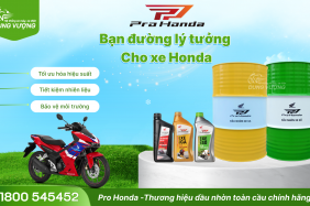 Dầu nhờn Pro Honda - Bạn đường lý tưởng cho xe Honda